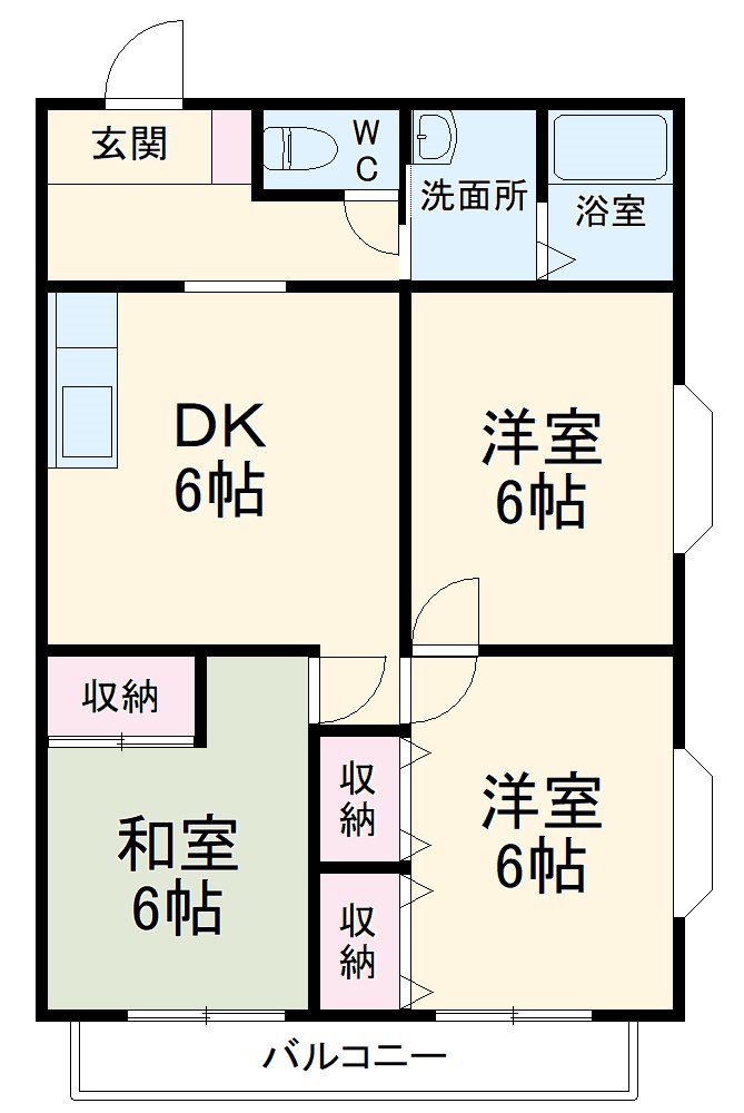 オータムヒルズの間取り