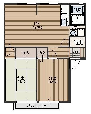 レッドダイヤモンズAの間取り