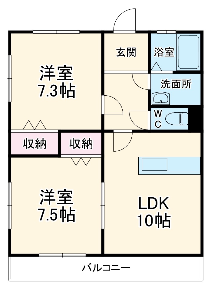 フォンテーヌの間取り