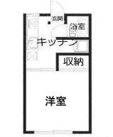 メゾン・ド・シアン・206号室の間取り