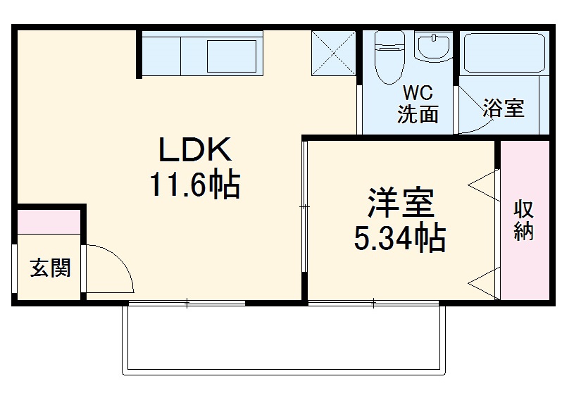 PineCreekSquareの間取り