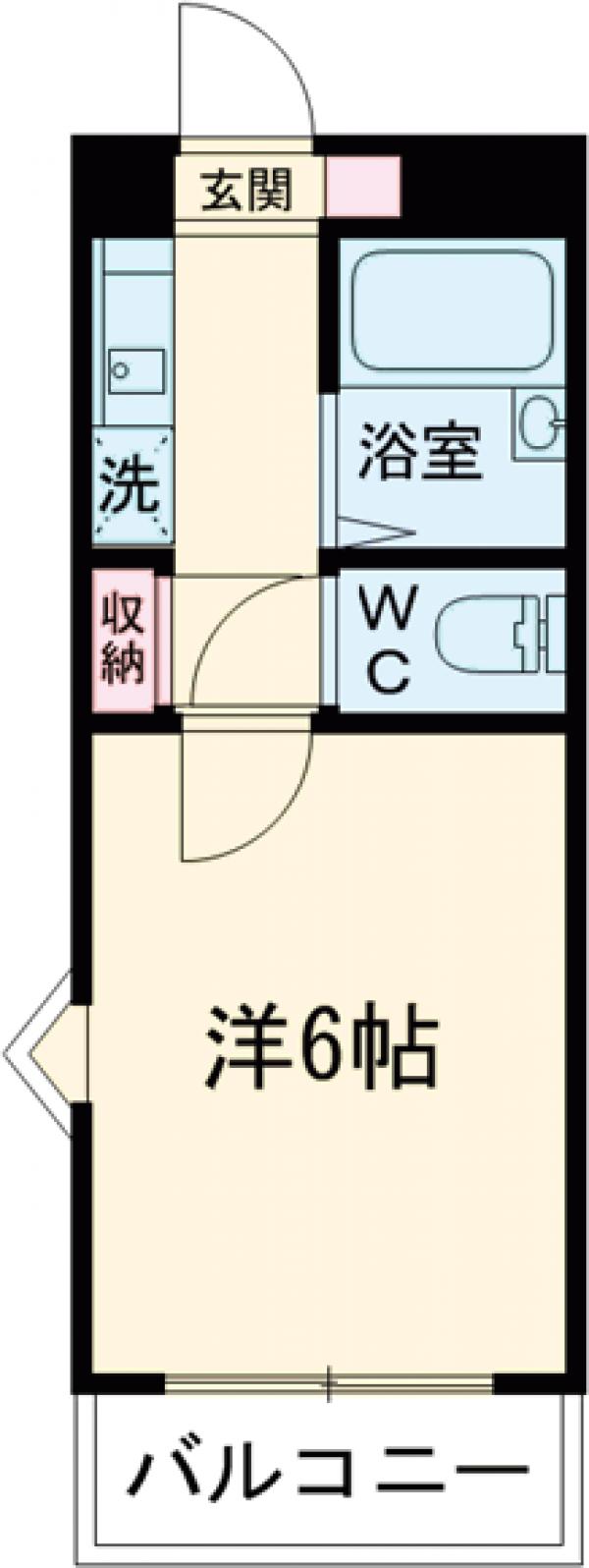 共立リライアンス豊田Ａ棟の間取り