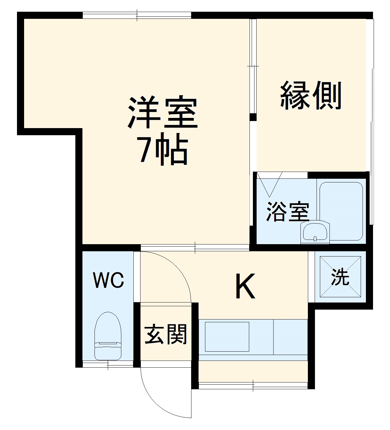 アーバンコート浦郷の間取り