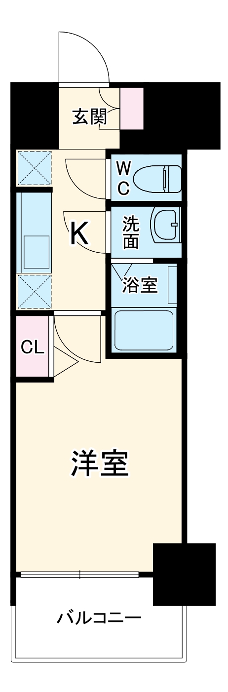 プレサンスTHE新栄の間取り