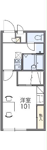 レオパレスサンライズアオキの間取り