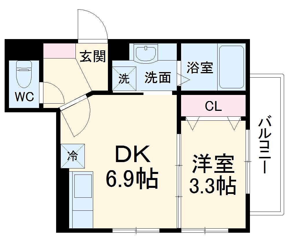 フルーヴの間取り