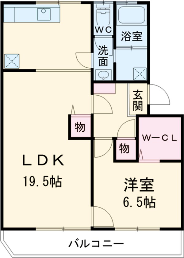 江口マンションの間取り
