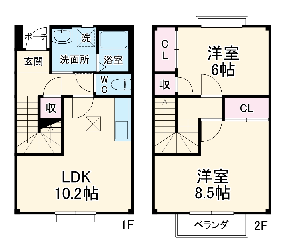 シルクAの間取り