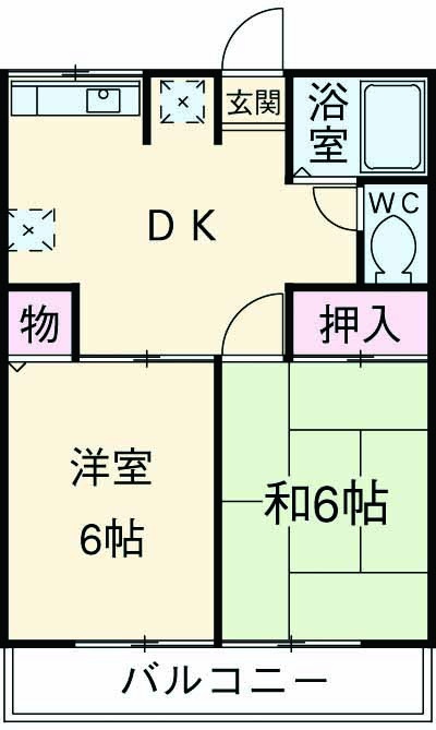 レトアイワザキの間取り