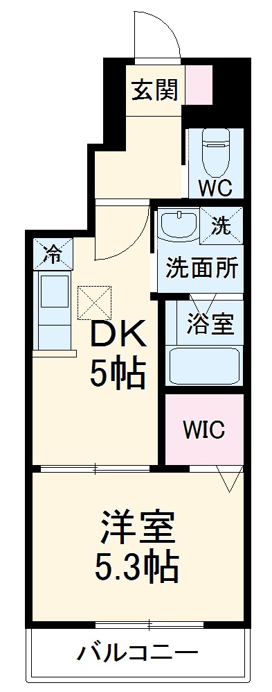 ルミエール・エタンセルseptの間取り