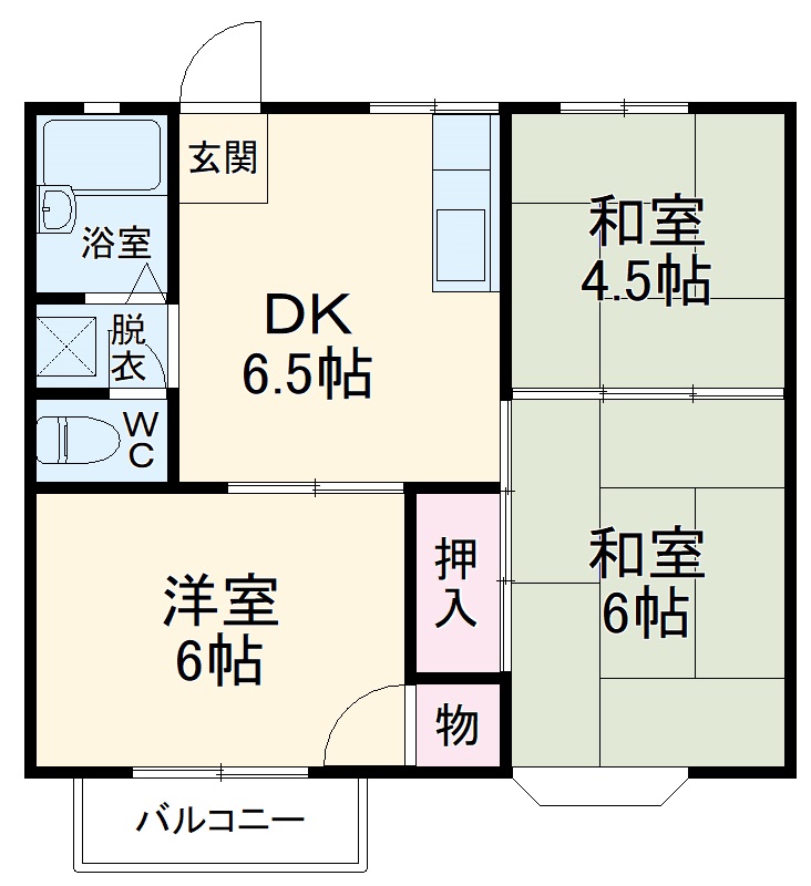 エトワールエンの間取り