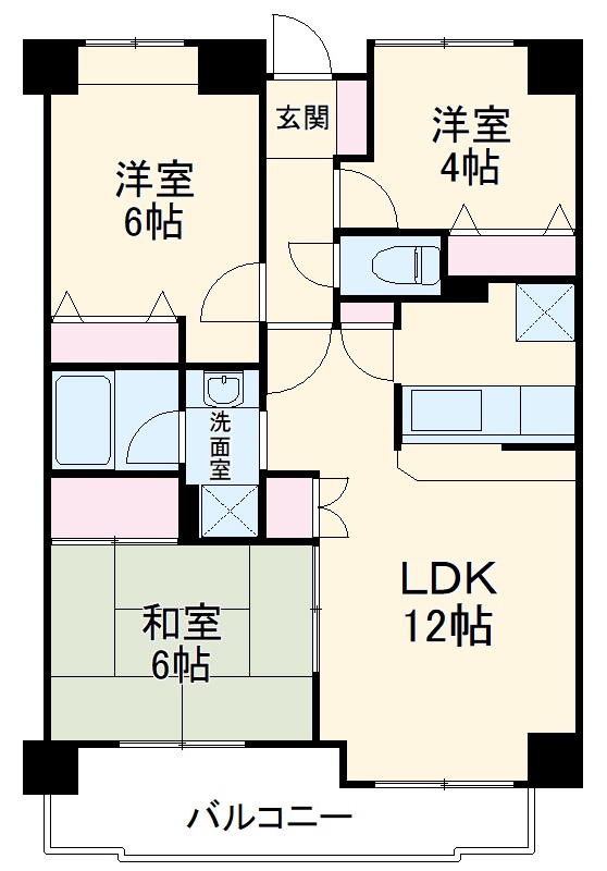 エルスタンザ北浦和の間取り