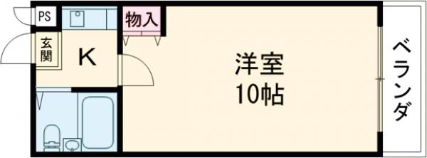 ベルメゾンアルヴェの間取り