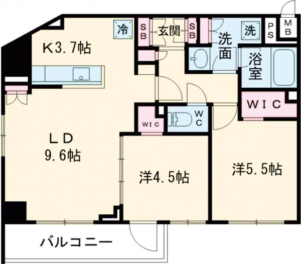 コンフォリア西新井の間取り