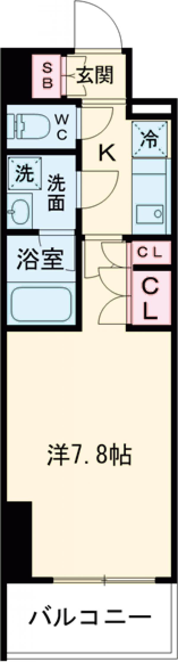 コンフォリア西新井の間取り