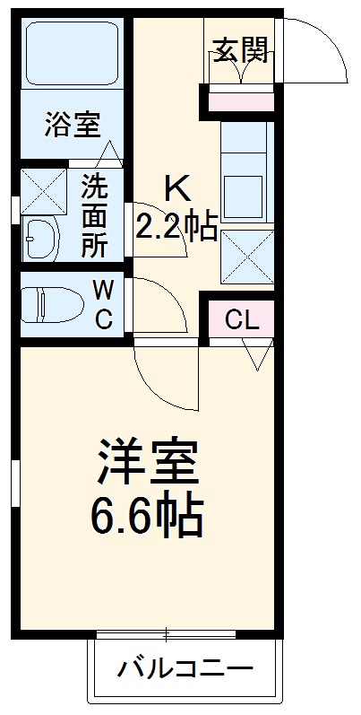 メープルハイツの間取り