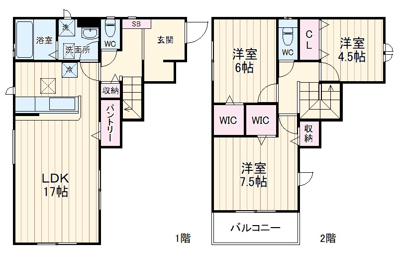 Kolet岩槻豊春の間取り