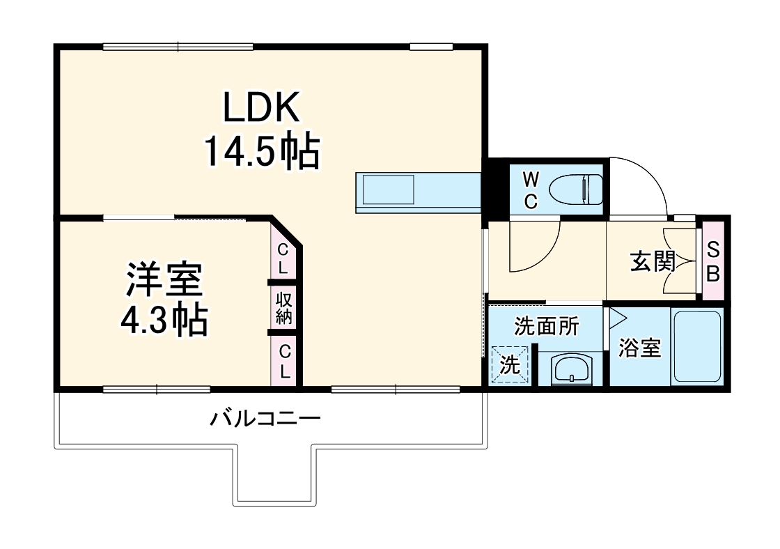 エトワール大成町の間取り