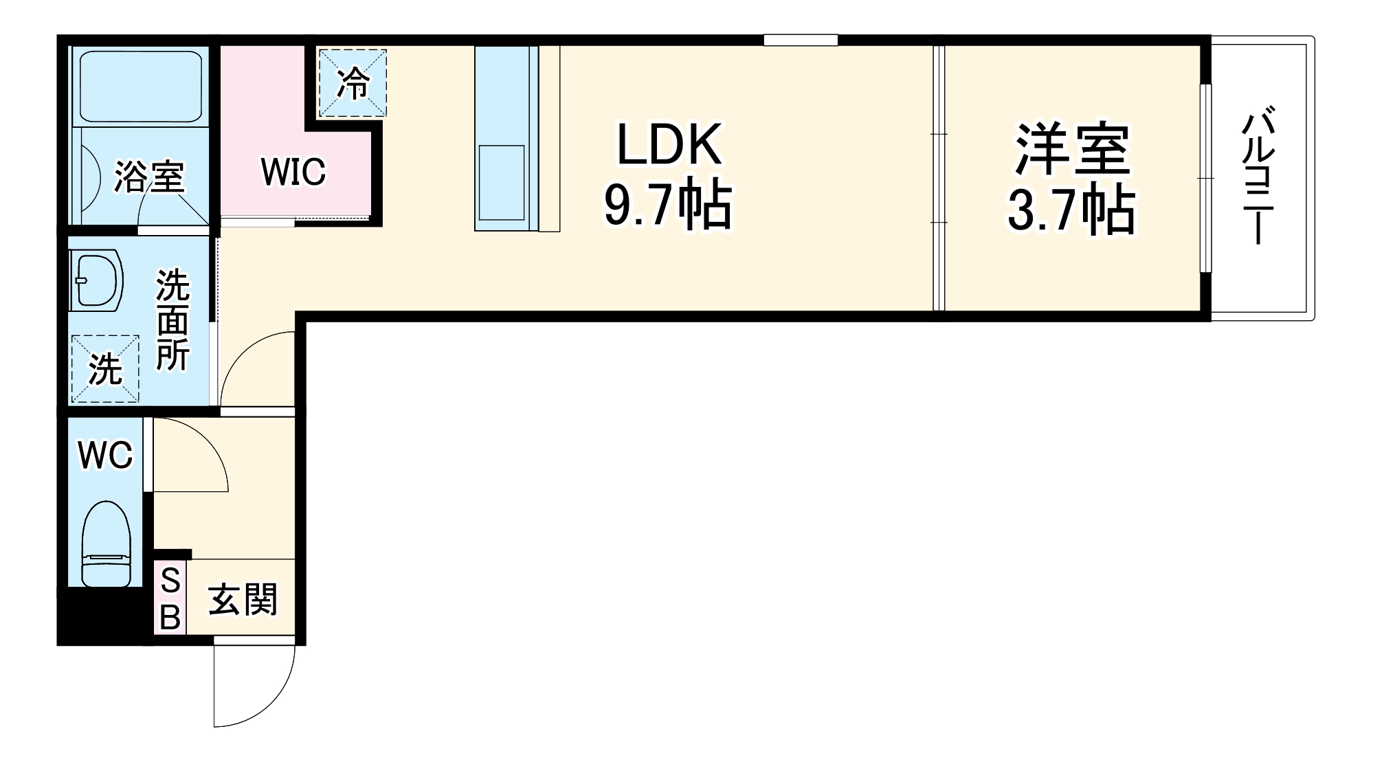 ＦＡＭＩＬＹ　ＳＴＡＧＥ道徳新町の間取り
