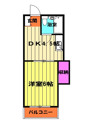 ラフィーヌ・モナミの間取り