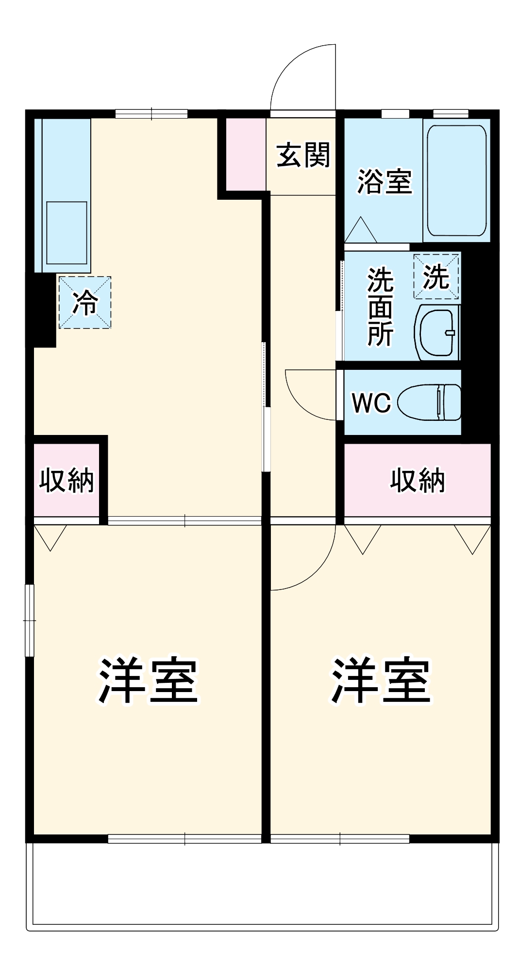 Esperance Ⅰの間取り