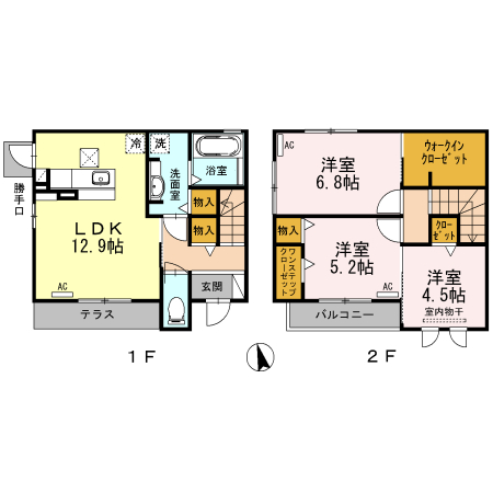カームの間取り