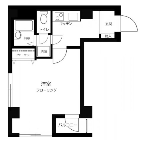 菱和パレス品川中延・404号室の間取り