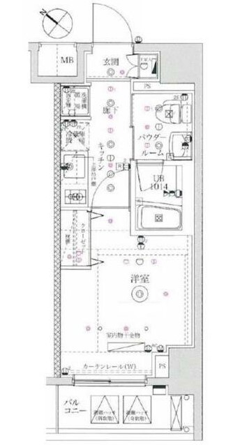 イアース横濱関内の間取り