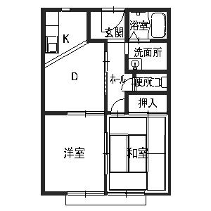 プレジール和泉の間取り