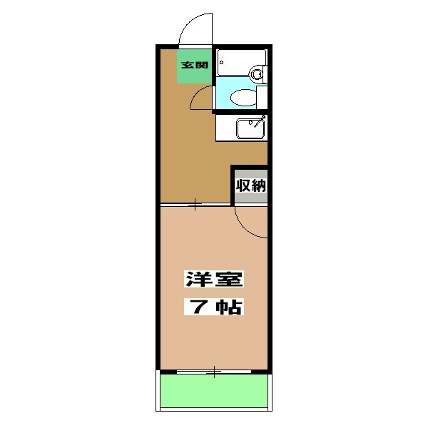 きたがわハイツの間取り