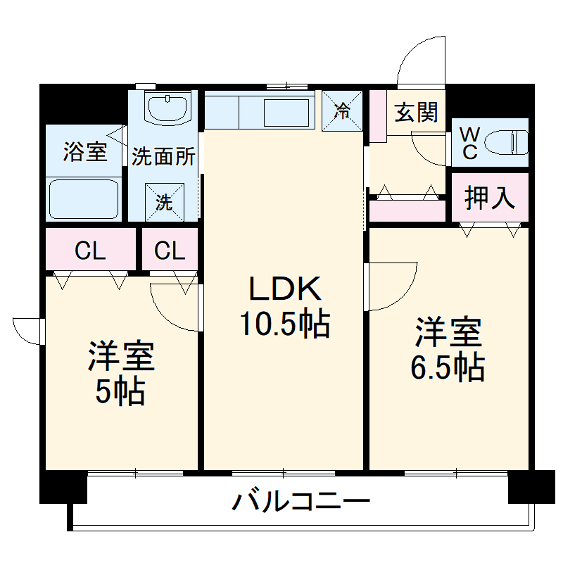 アコモード北原台の間取り