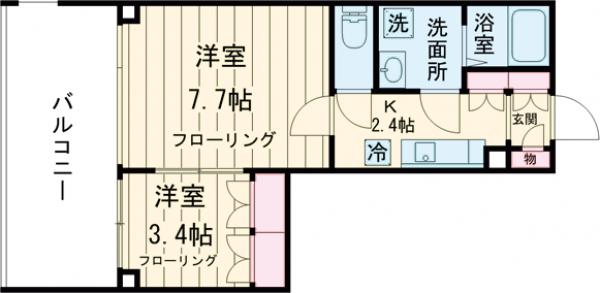 プリューム中野坂上の間取り