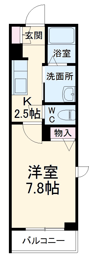 グランドソレーユⅢの間取り