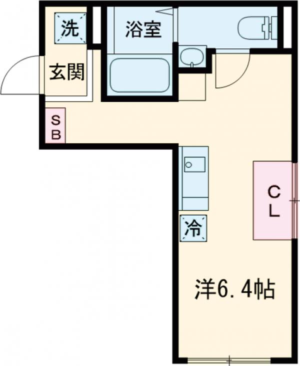 ヴァンテジオ目黒unoの間取り