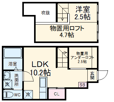 Raffine賑町の間取り