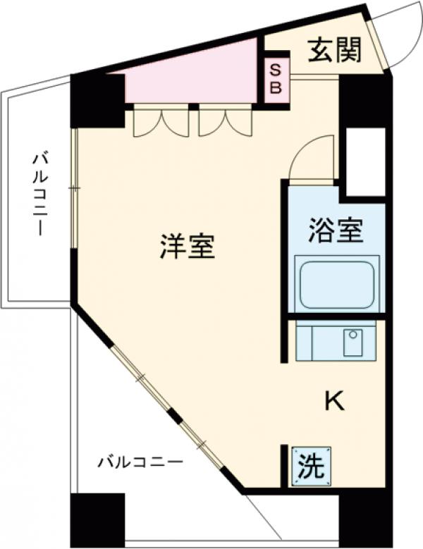 フィルコリンズ武蔵野の間取り