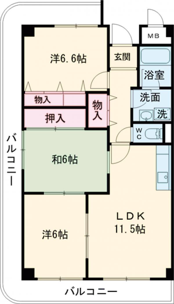 ラ・フォレグラースの間取り