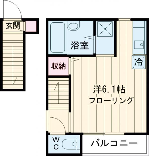 クレイドル北千住の間取り