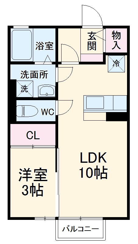 プランタンコリーヌⅡの間取り