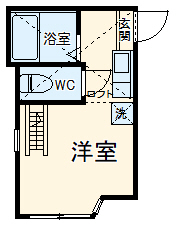 ユナイト根岸パバロッティの間取り