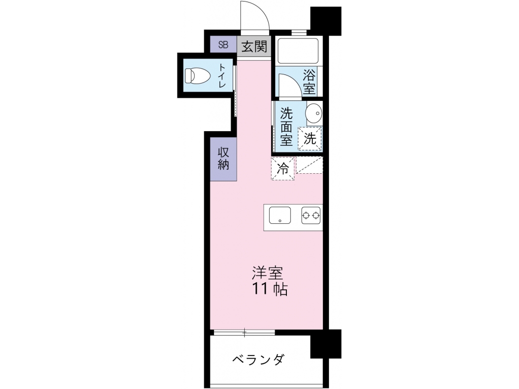 KURASSO SUNRISEの間取り