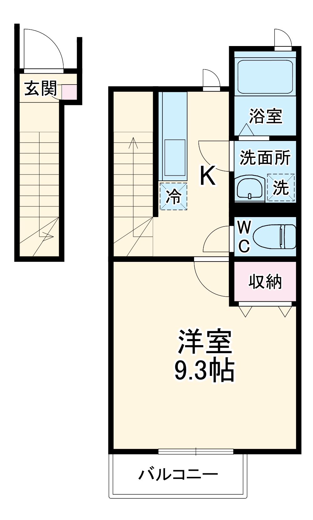 リーブルティコールの間取り