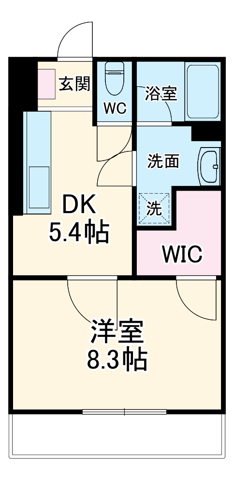 ピューピル有玉の間取り