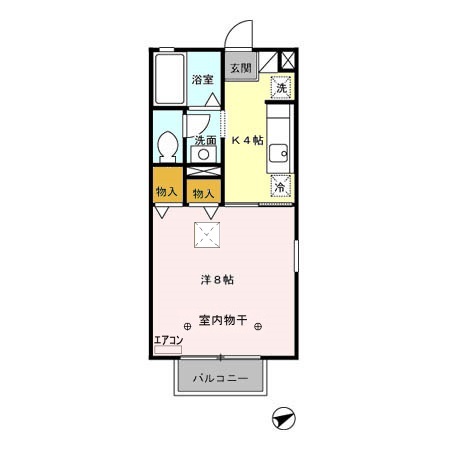 ベルフラワー Bの間取り