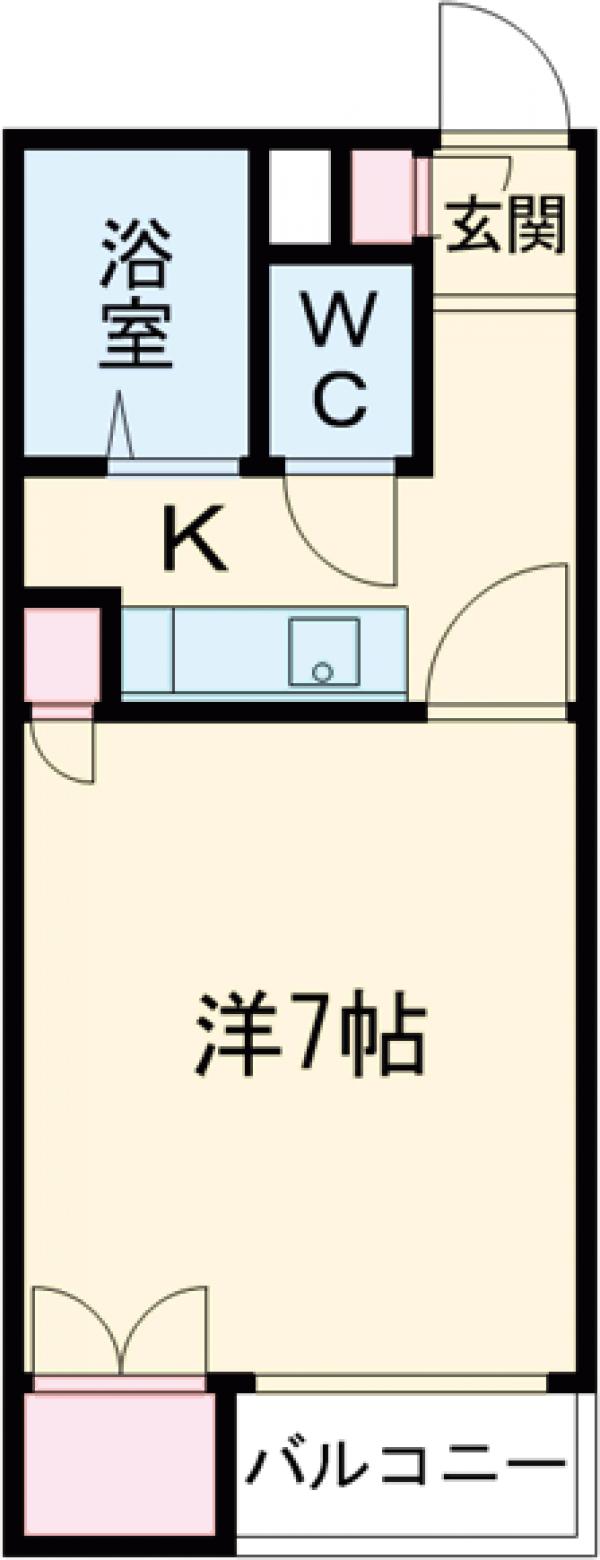 ハイツアイビスの間取り