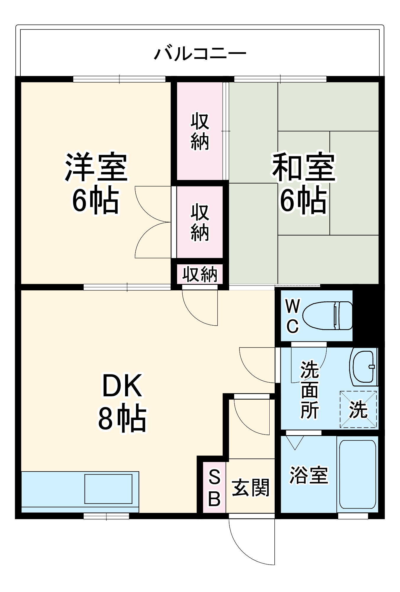 メゾンソシアの間取り