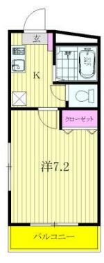 シャトル聖つつじヶ丘の間取り