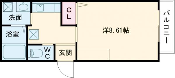 MESA VERDE御池の間取り