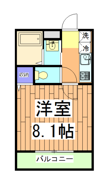 セレーノ御前蛸薬師の間取り