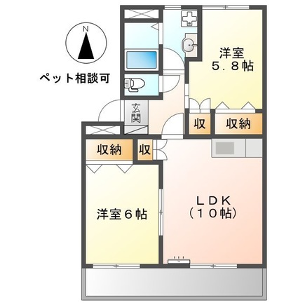 グランディアⅠの間取り